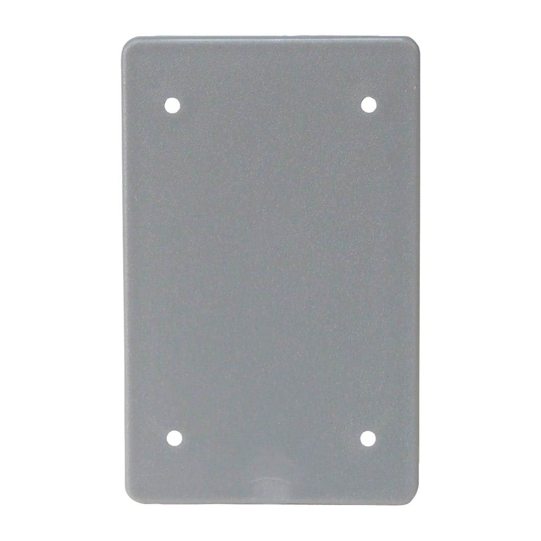 Blank Fs Cover Weatherproof, PVC, 1 Gang