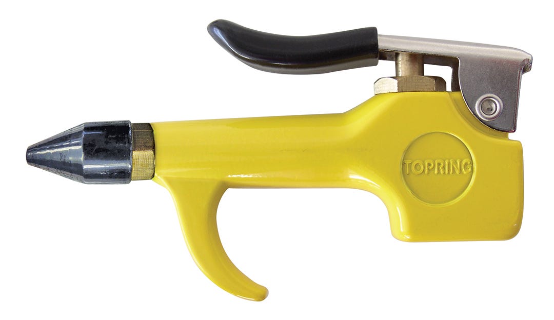 Blow Gun Compact Rubber Tip