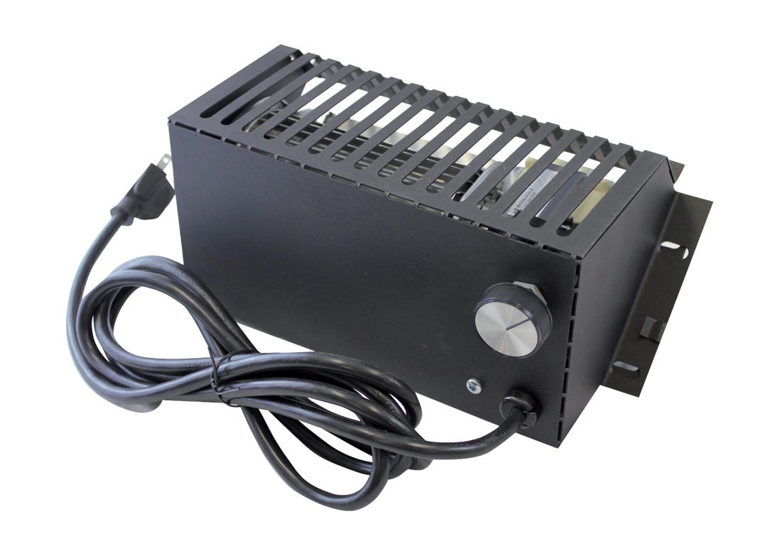Blower kit with variable speed control for stove