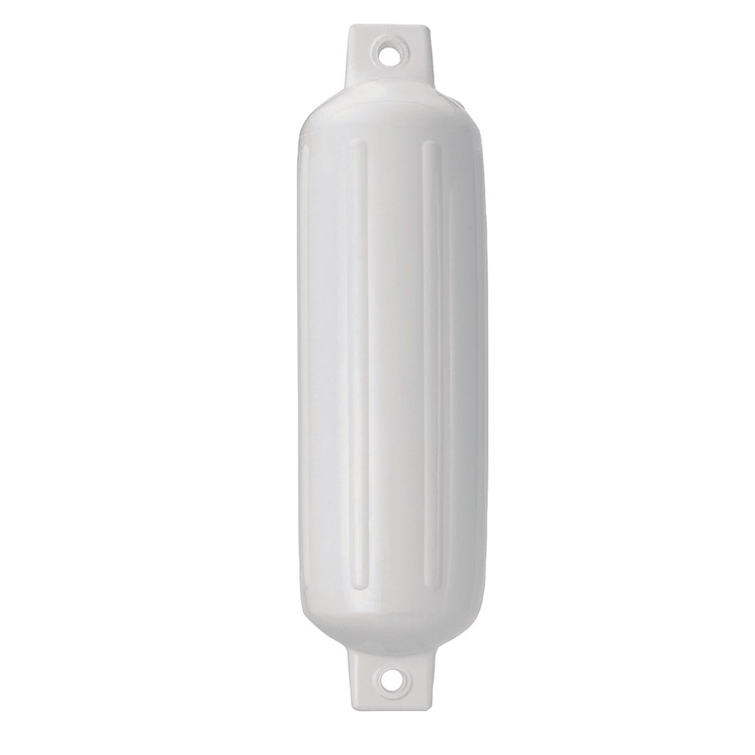 Dock Edge Polyform G-3 Twin Eye Fender, White, 5.5-in. X 19-in.