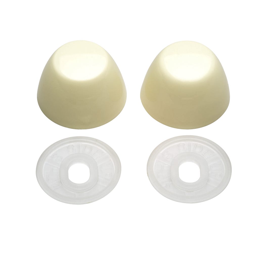 Bolt / screw cap for toilets
