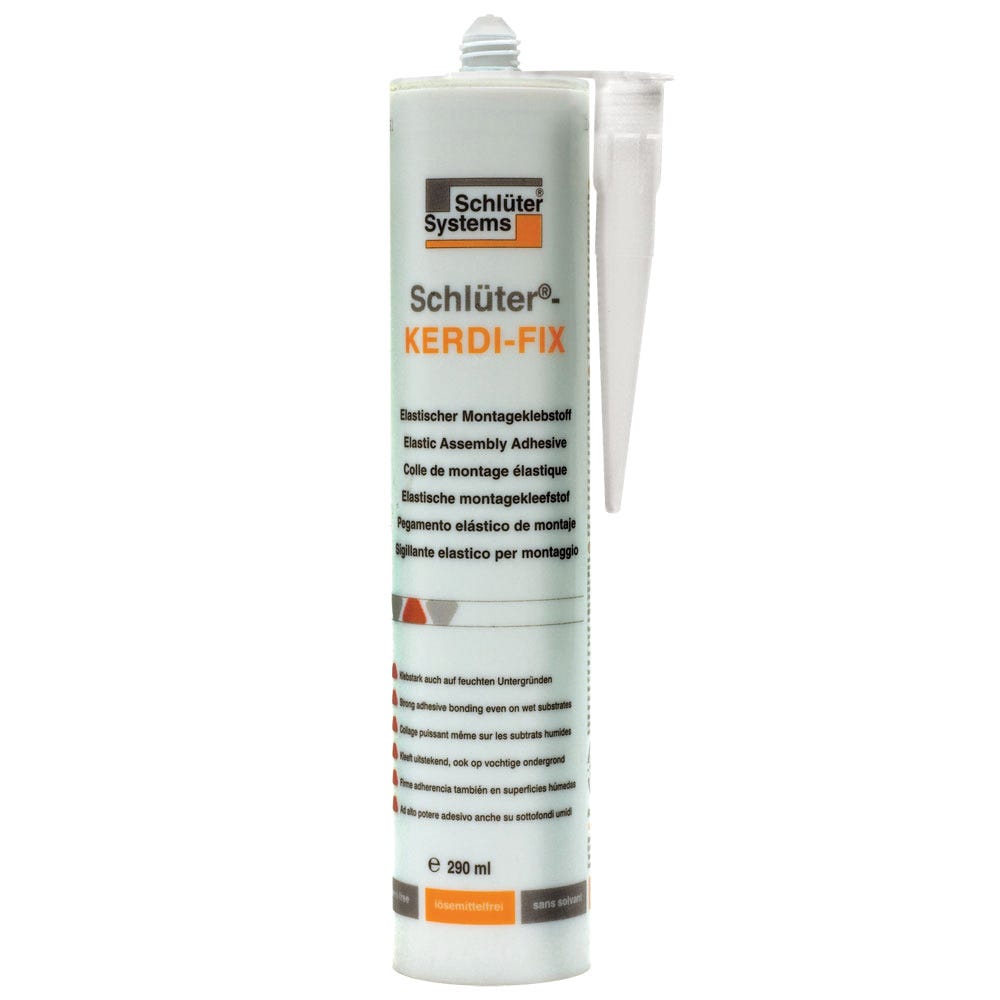 KERDI-FIX Bonding Compound, 290ml, Bright White Bw