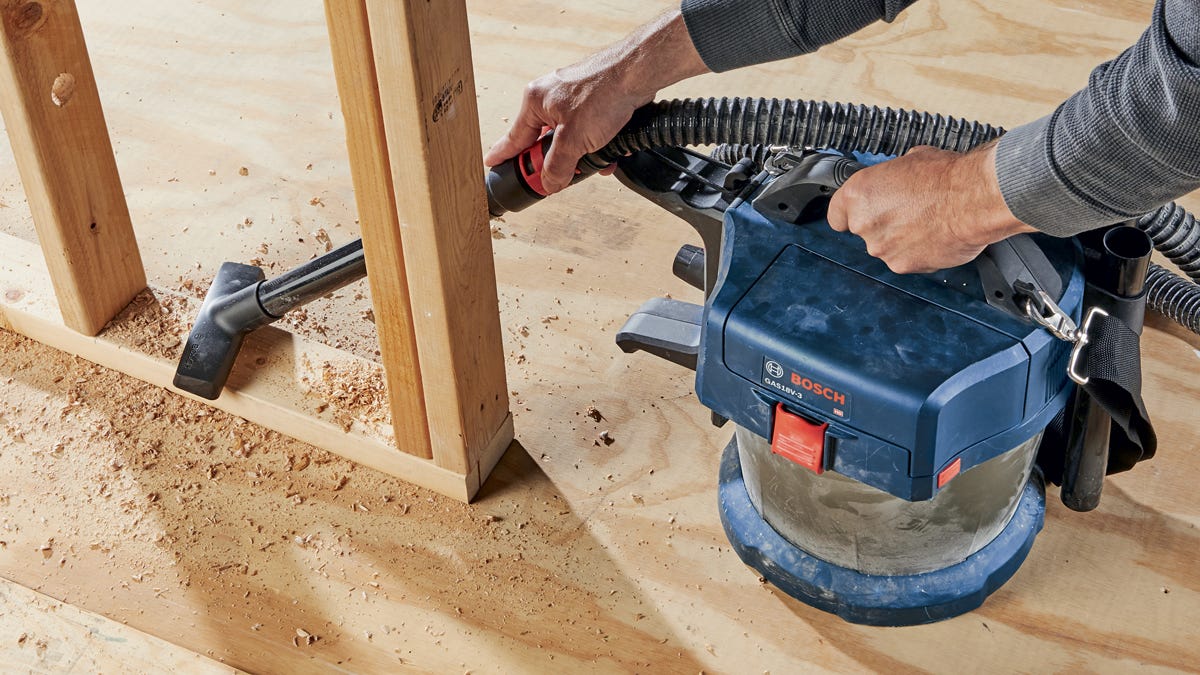 BOSCH Wet Dry Vaccum Cleaner, 18 V - (Tool Only)
