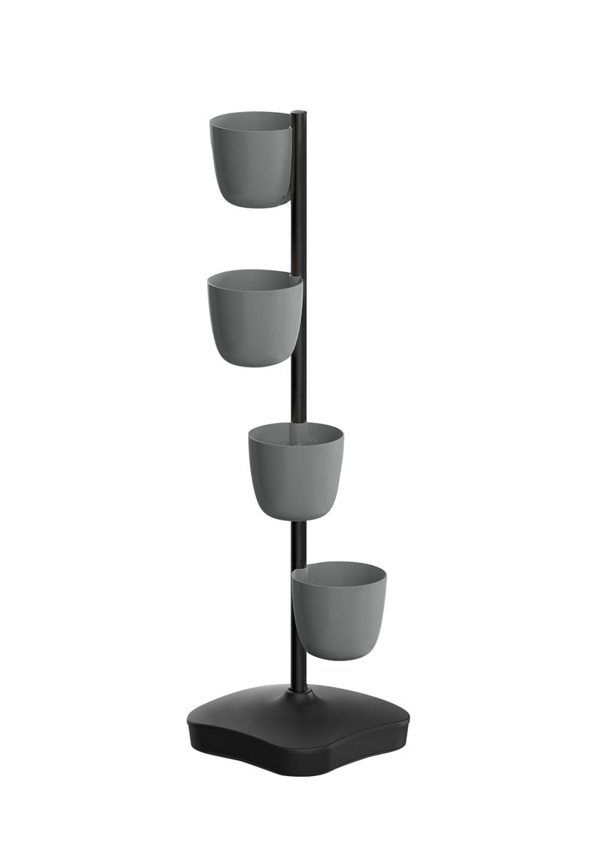 BOTANICA urban garden 4 planters, grey
