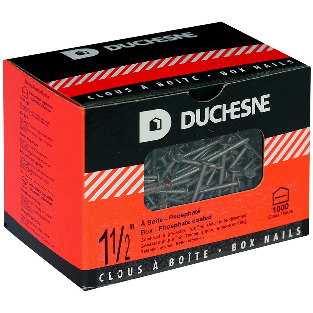 Phosphate Nails, 1-1/2 in., (4d) - 6 x inter, 1000/Box