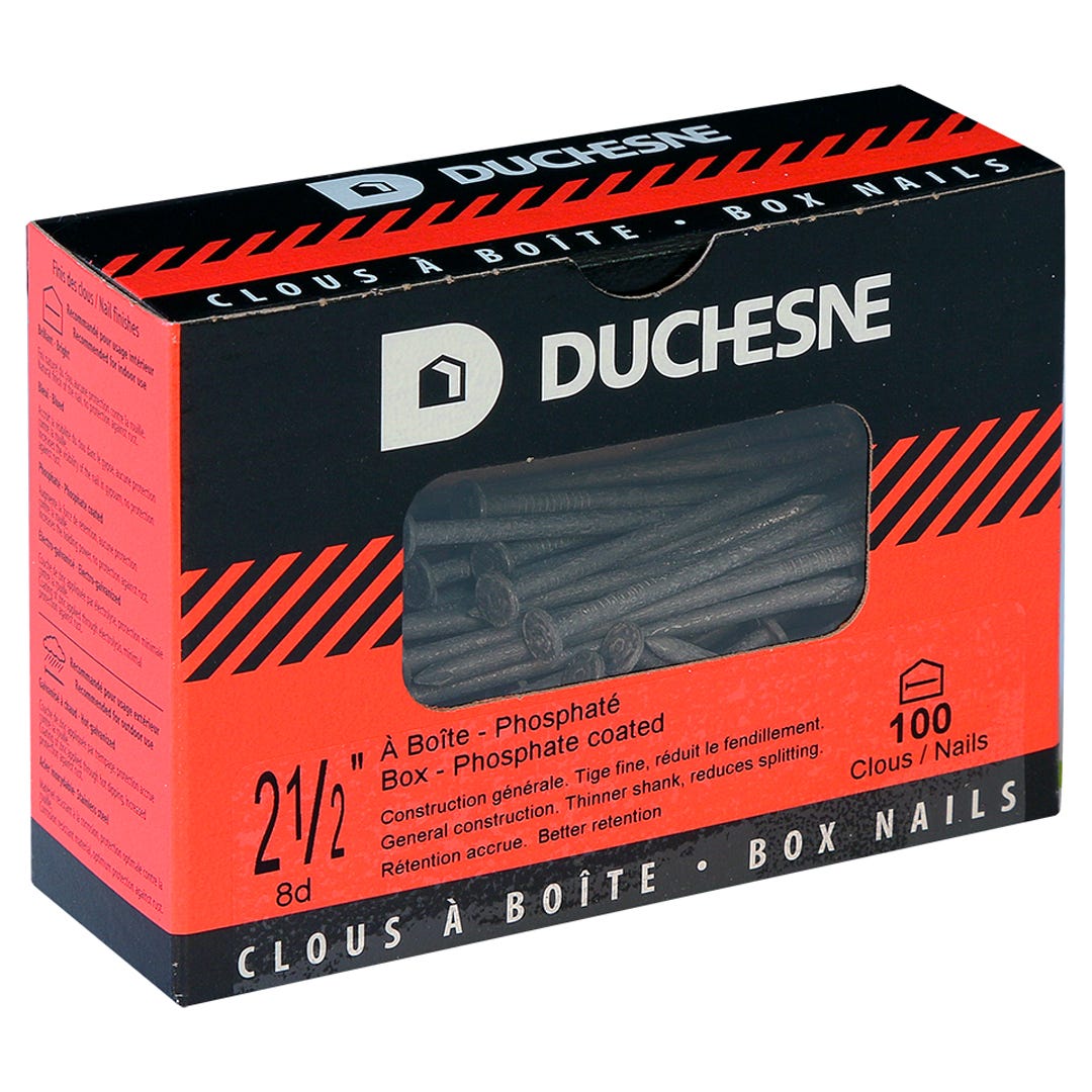 Phosphate Nails, 2-1/2 in., 100/Box