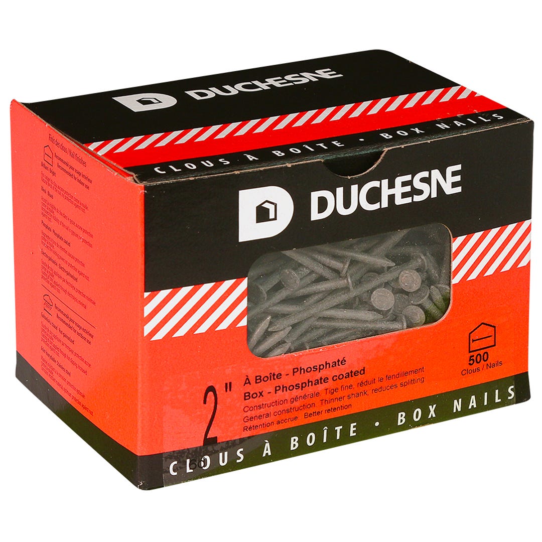 Common Nails, 2 in., 500/Box