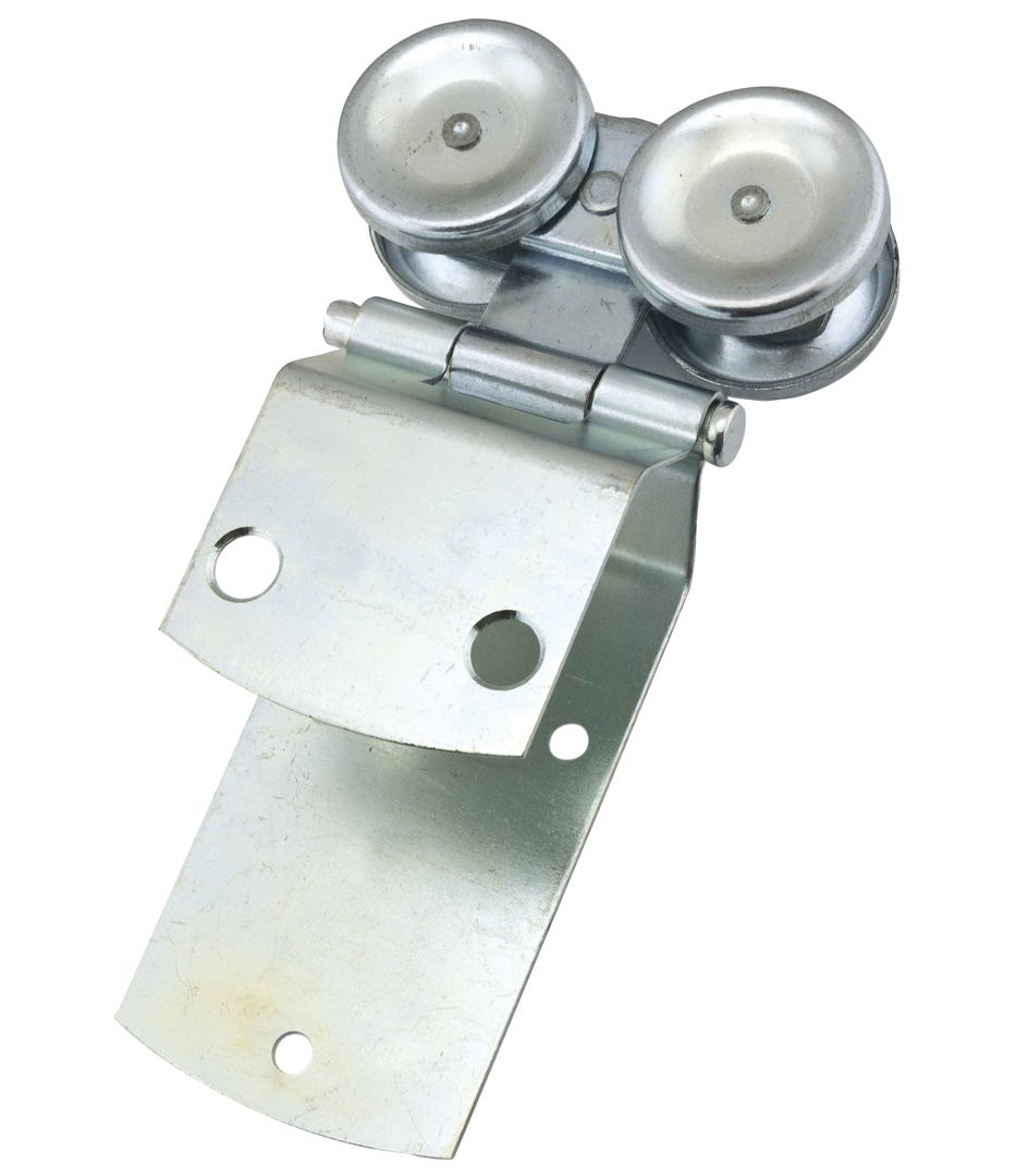 Box rail hangers for sliding barn doors