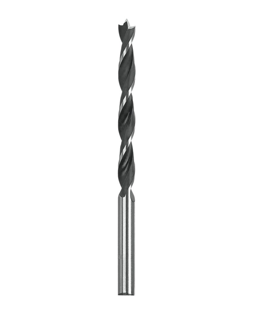Brad point drill bit for wood