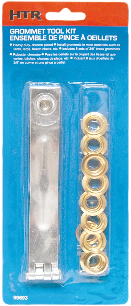 Grommet tool kit brass grommets