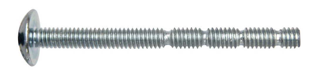 Break-Away Large Round Head Machine Screw, #8-32 X 2-in., 10/Pack