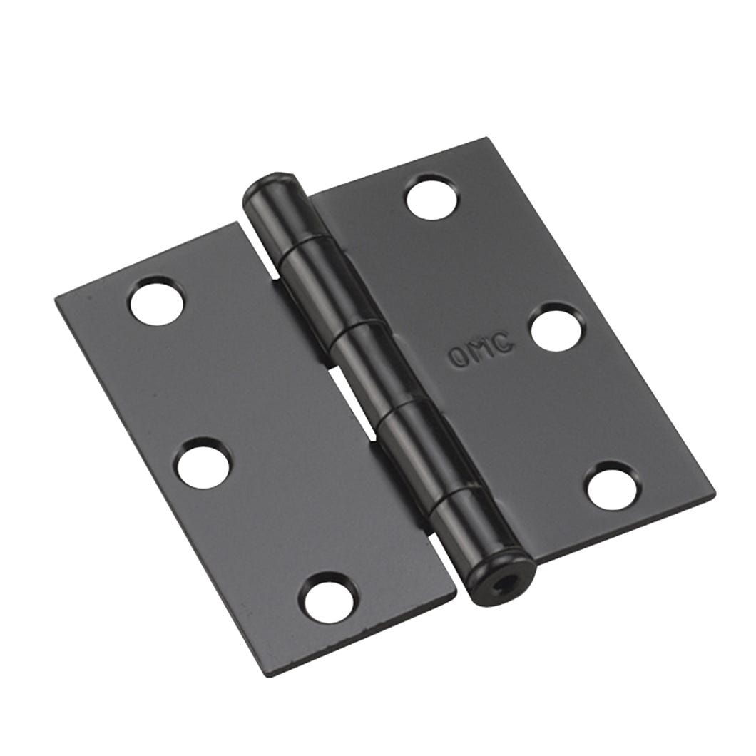 Broad butt hinge loose pin square corner 3 in x 3 in