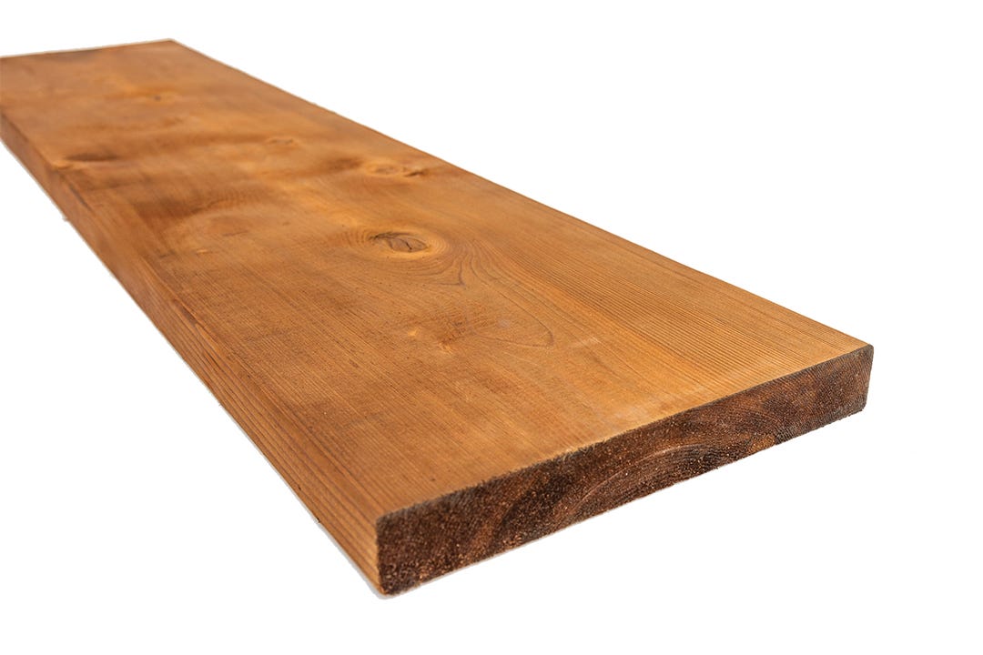 Brown treated wood 2 x 12 x 16