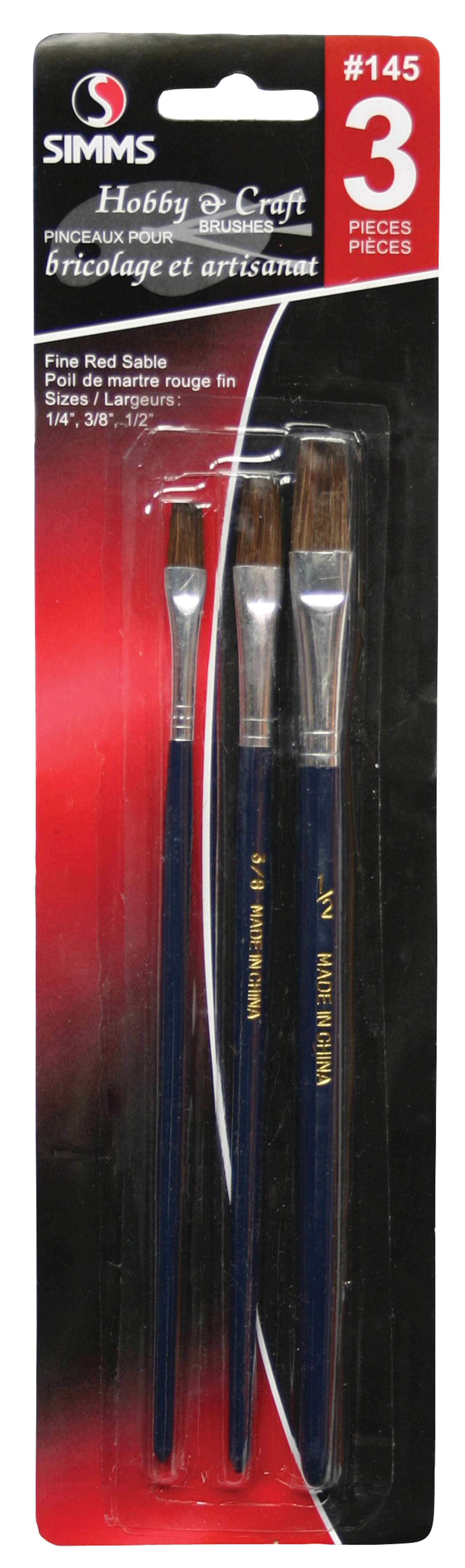 Brush hobby craft, 3/Pack
