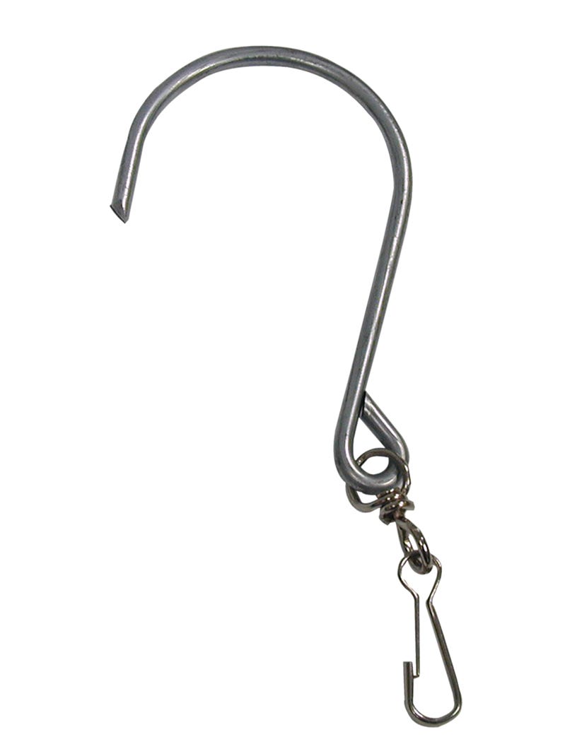Bucket hook swivel