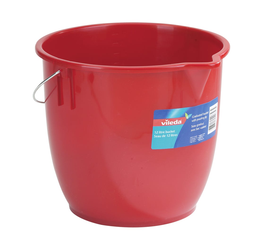Graduated round bucket - 12 L