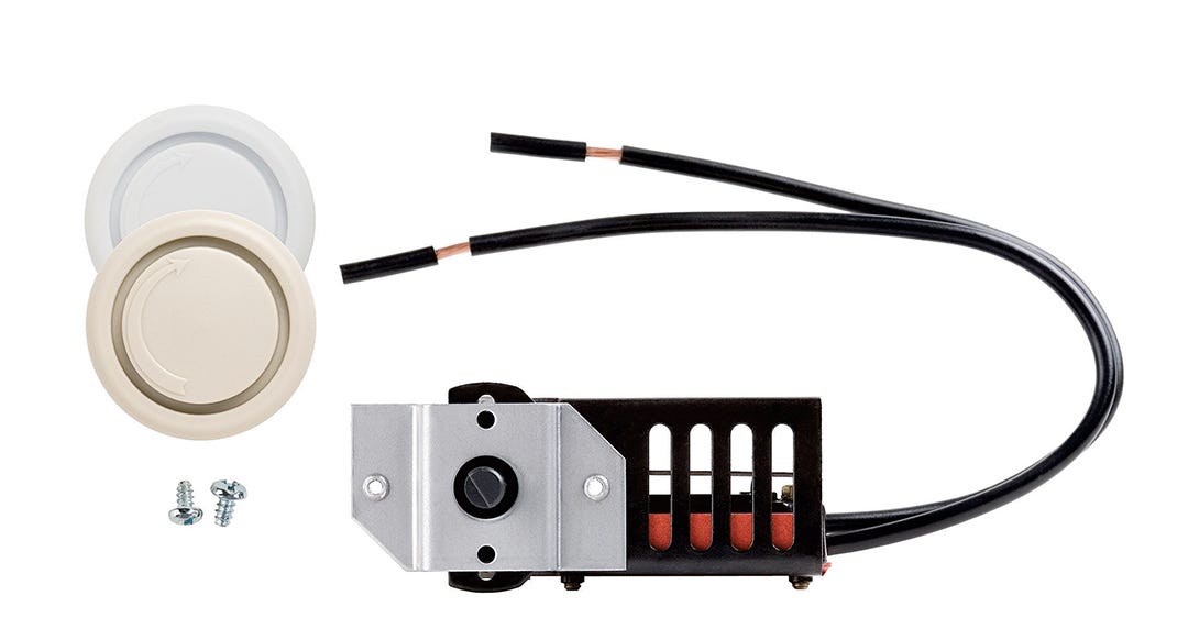 Built-in thermostat kit single pole