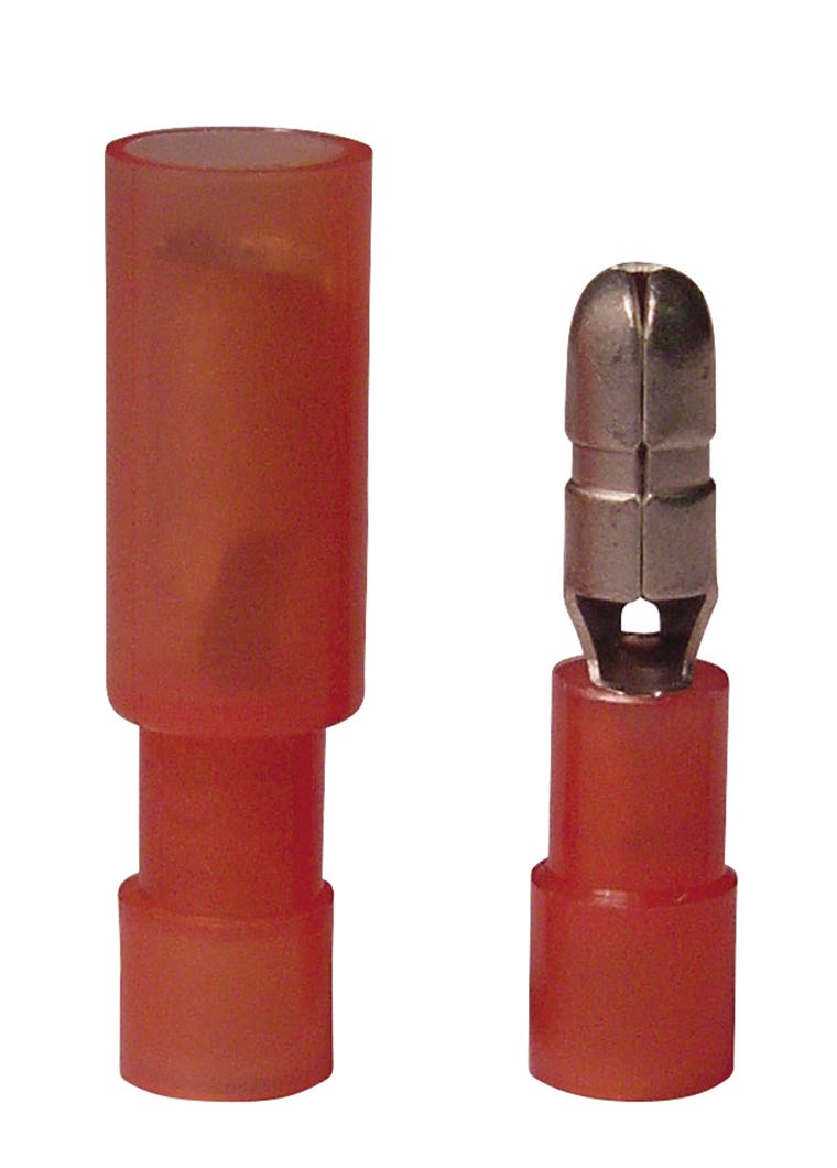 Bullet Terminal-in.sulated, Pair Male/Female
