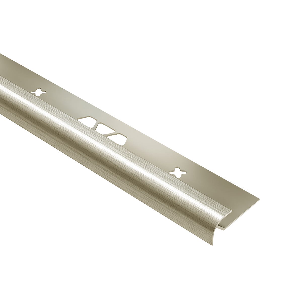 VINPRO-RO Round Profile Ceramic Molding, 1/4 in. x 78.74 in., Brushed Nickel ATGB