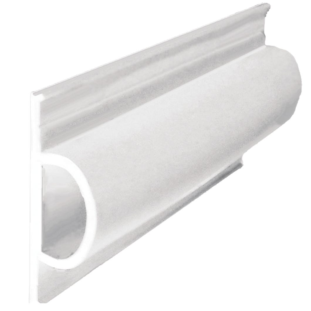 Dock Edge Universal PVC Bumper Profile, White, 25-ft. Roll