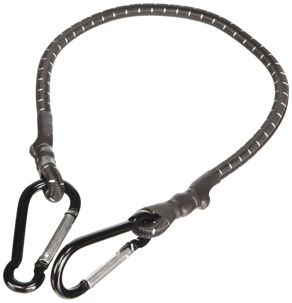 Bungey Cords with Carbine Snap