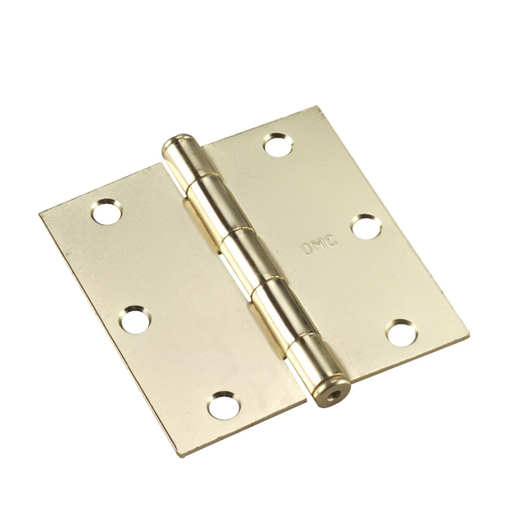 Butt hinge square corner 3 1/2 in x 3 1/2 in