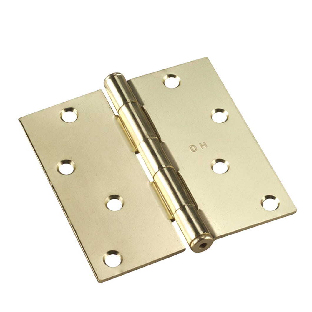 Butt hinge square corner 4 in x 4 in