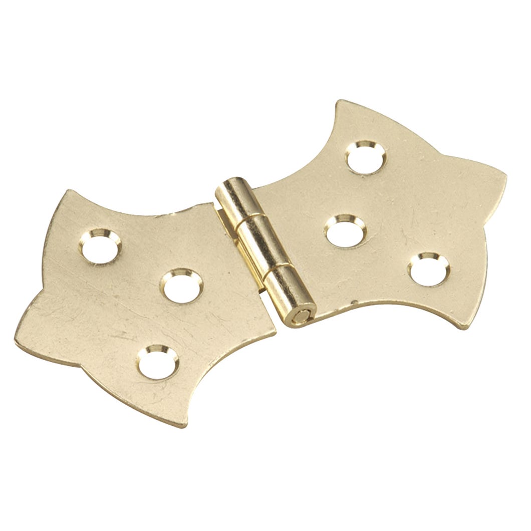 Butterfly Hinge with Joint 1-in., Steel