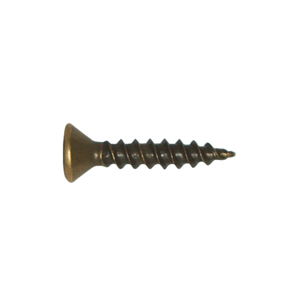 Cabinet Hinge Screw Oval Head, #5 X 5/8-in., 20/Pack