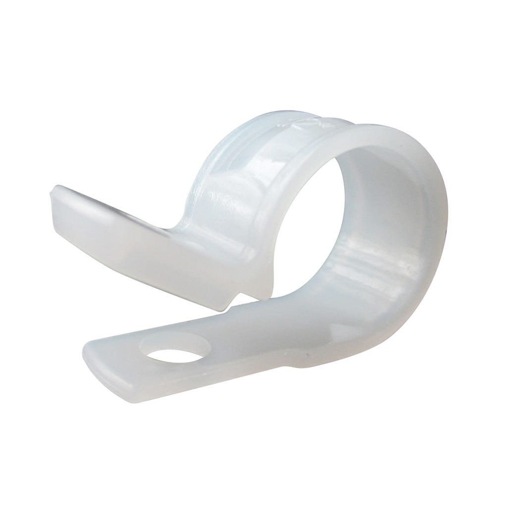 Cable Clamp Plastic, Screw/Nail Mount