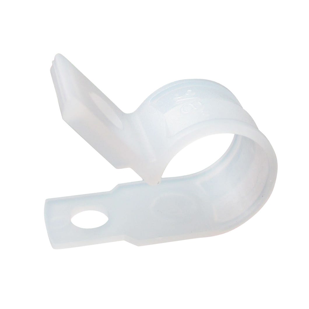 Cable Clamp Plastic, Screw/Nail Mount