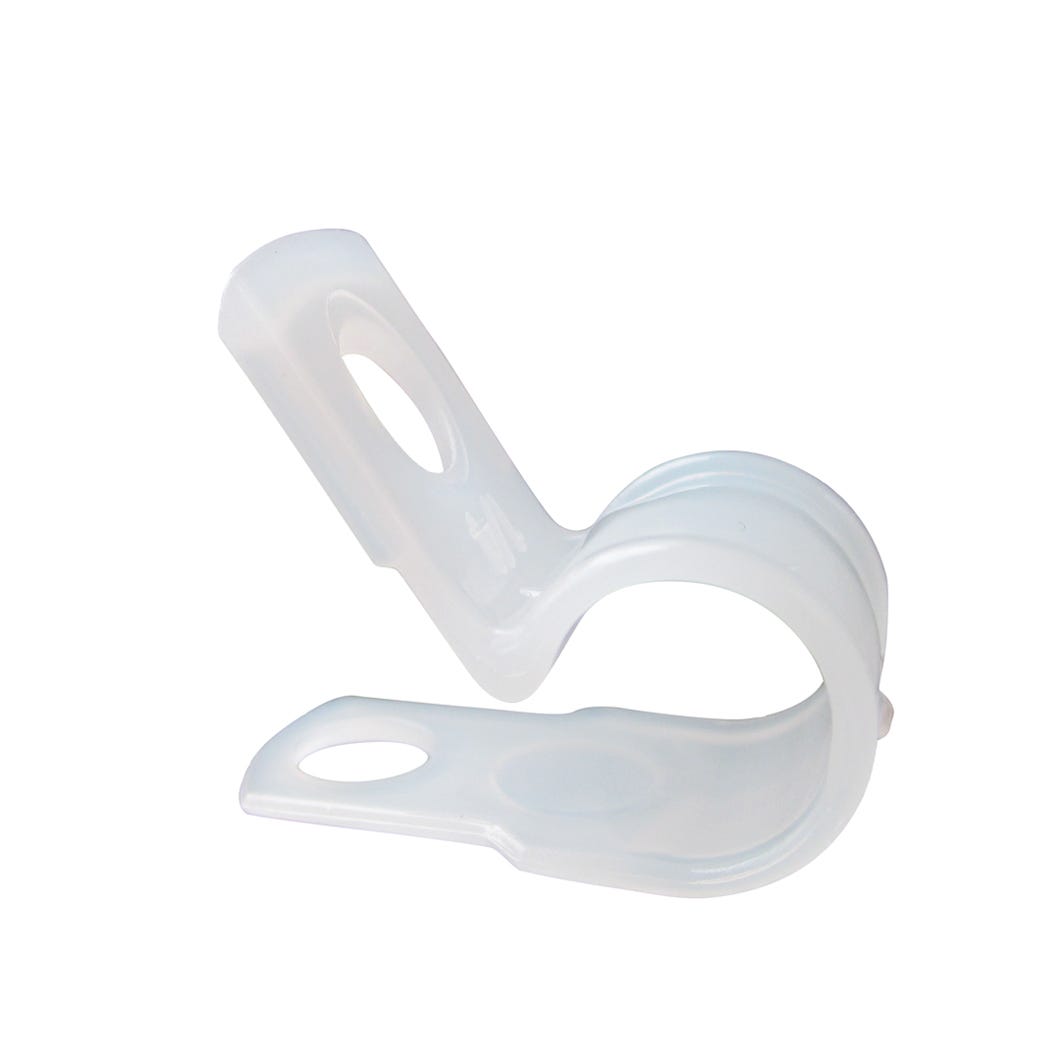 Cable Clamp Plastic, Screw/Nail Mount