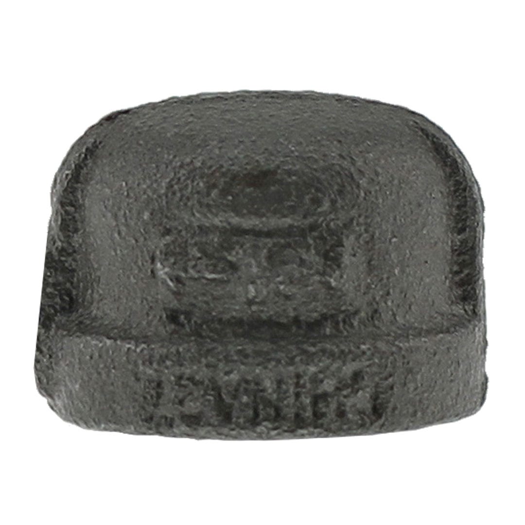 1/2" Black steel cap