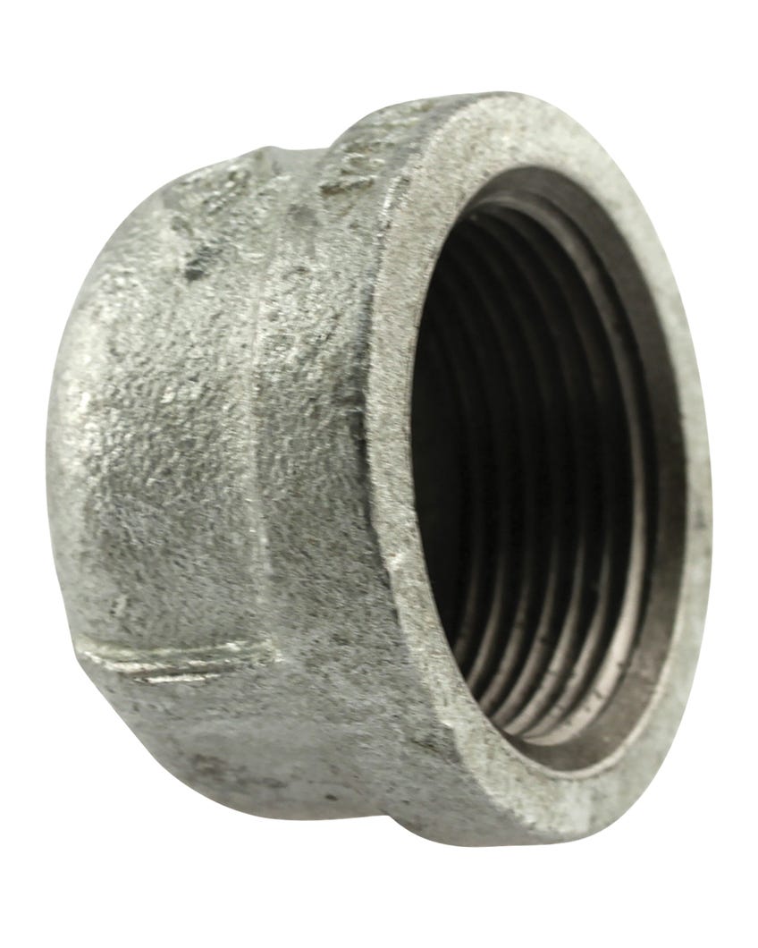 Cap Galvanized, Lead-Free, 3/4-in.