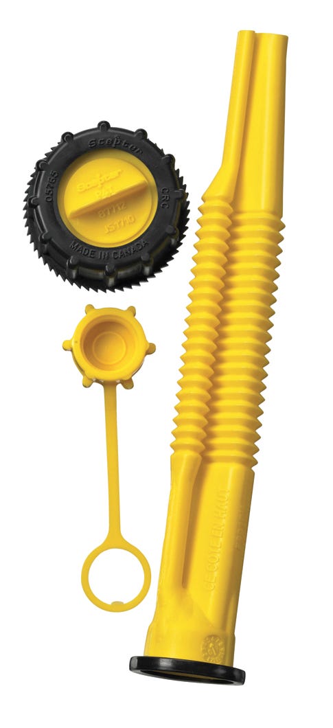 Cap Kit For Gasoline Can With Spout