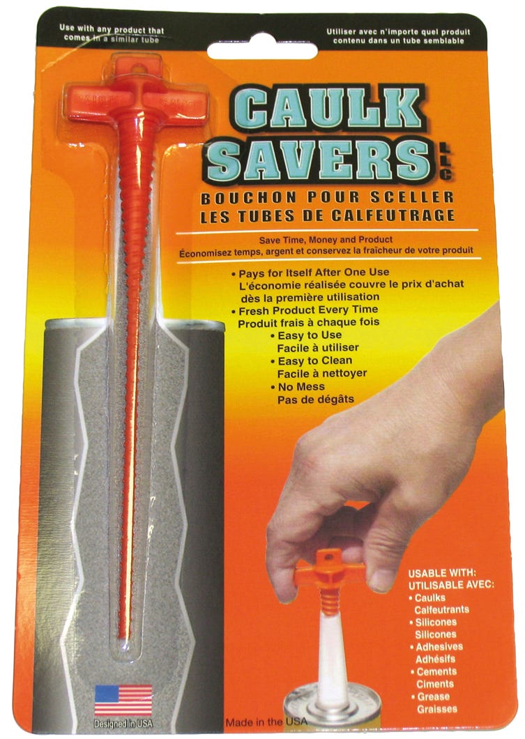 Cap tool for caulking / glue