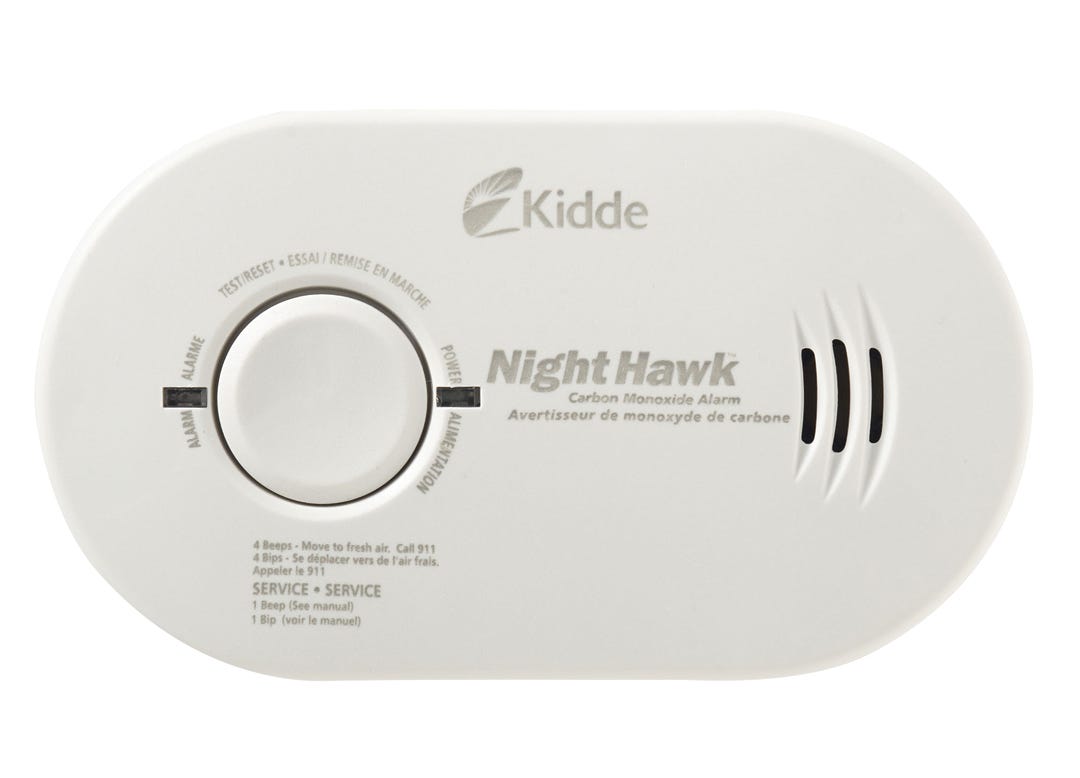 Carbon monoxide alarm  - battery operated