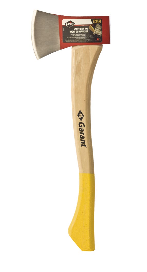 Carpenter Axe Steel Head, Non-Slip Safety Grip, 21-in.