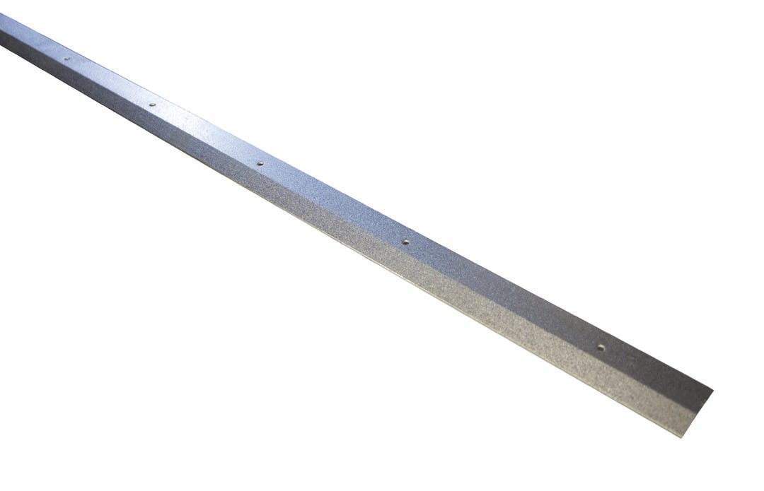 Carpet and Vinyl Moulding, 1-1/2 in. x 5/16 in. Hammer Silver