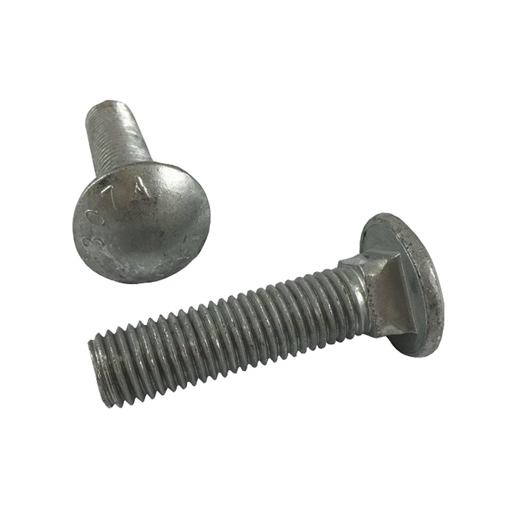 Carriage Bolt, Pan Head, 1/4-in. X 4-in., 50/Pack