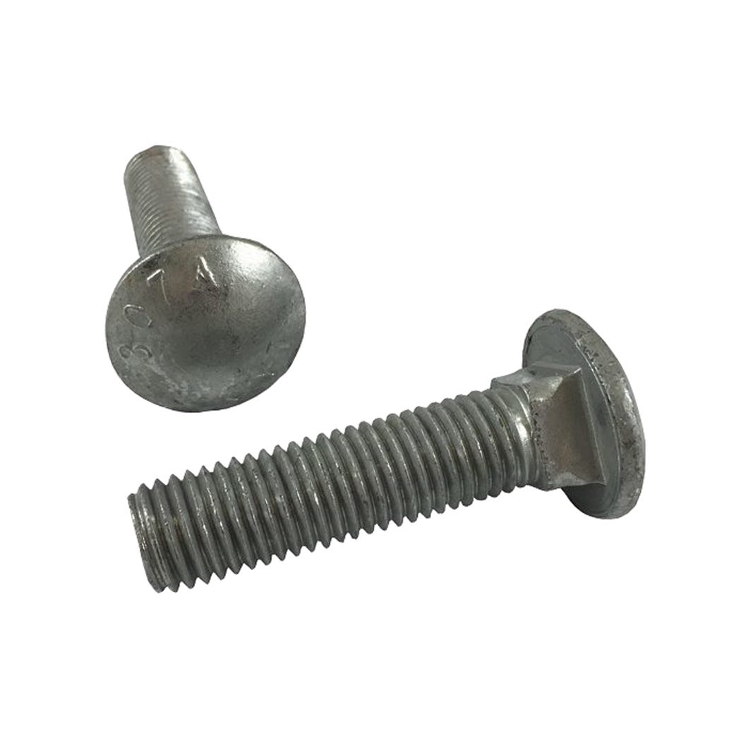 Carriage Bolt, Pan Head, 3/8-in. X 8-in., 25/Pack