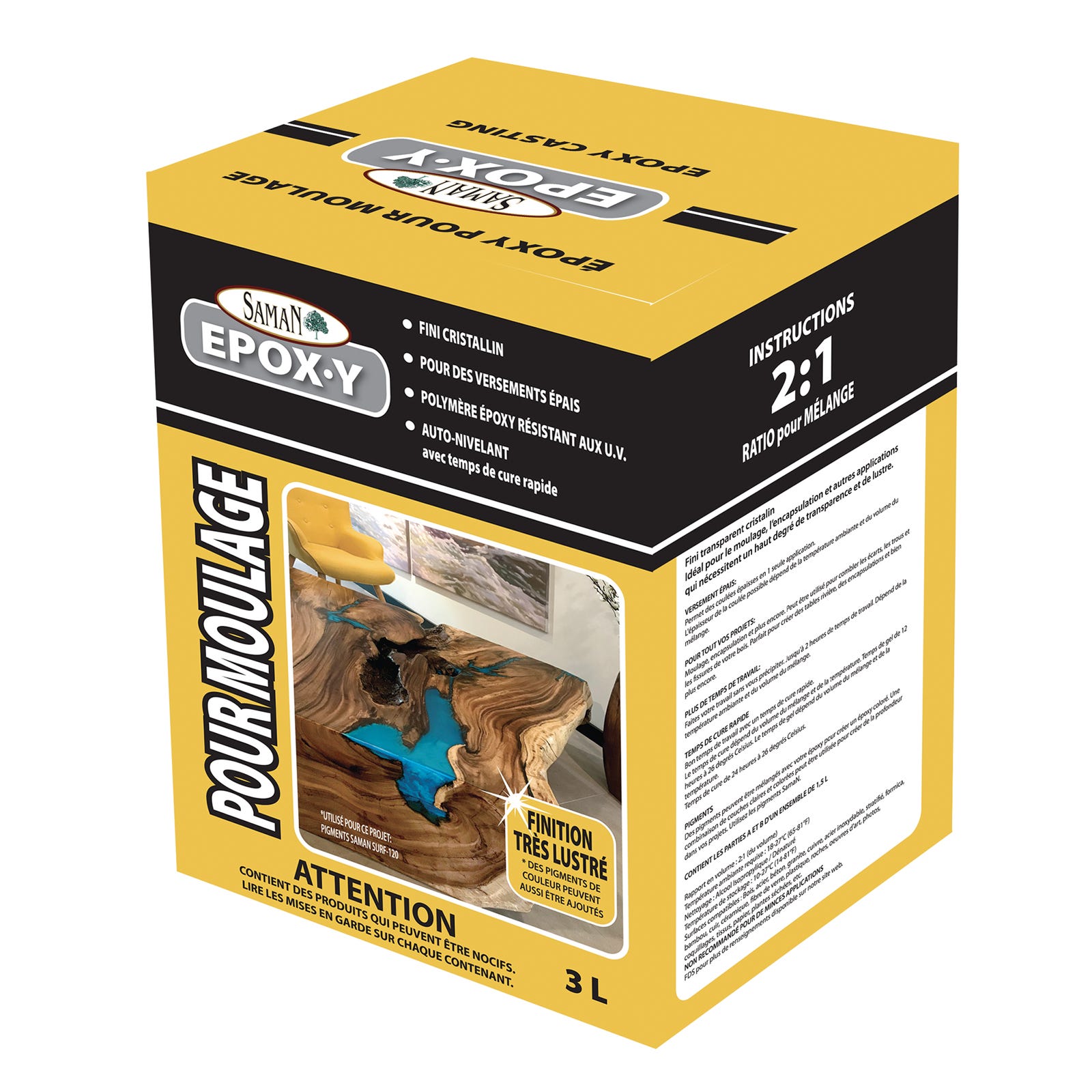 Casting Epoxy, Clear, 3L