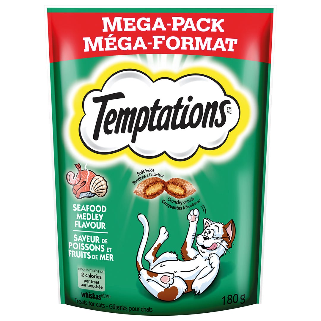 Cat Treats, Seafood Medley Flavor, 180 g