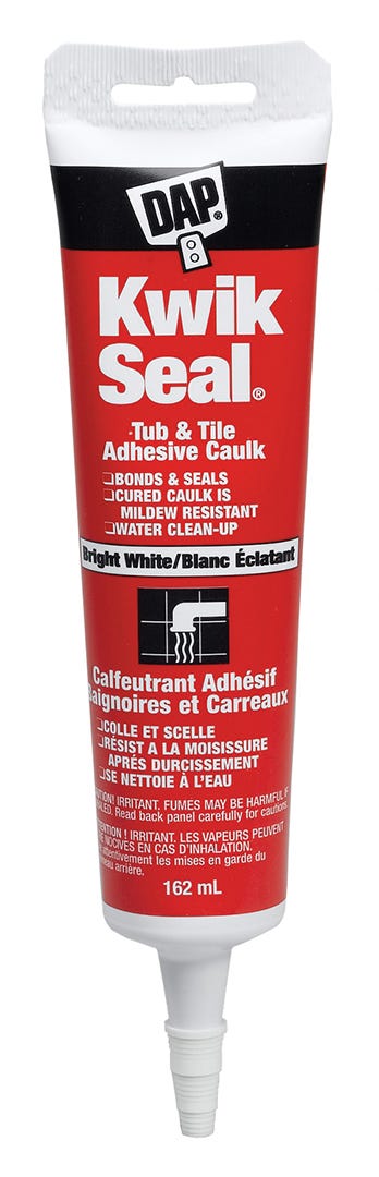 Caulking adhesive - tub / tile