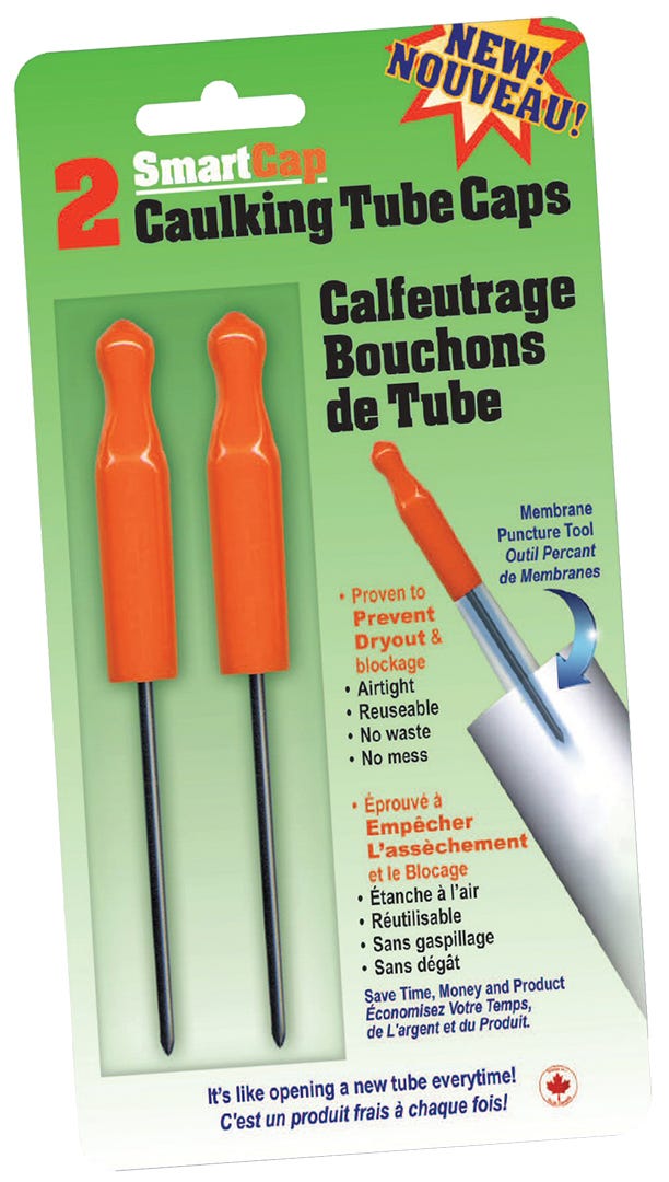 Caulking tube caps