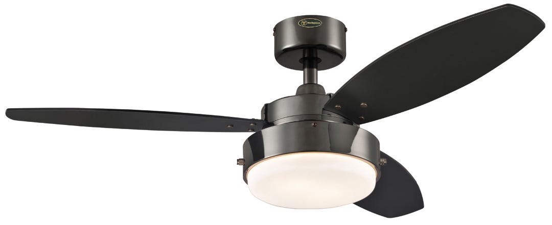 ALLOY Ceiling Fan, 1 Head, Industrial Bronze, 42 in.