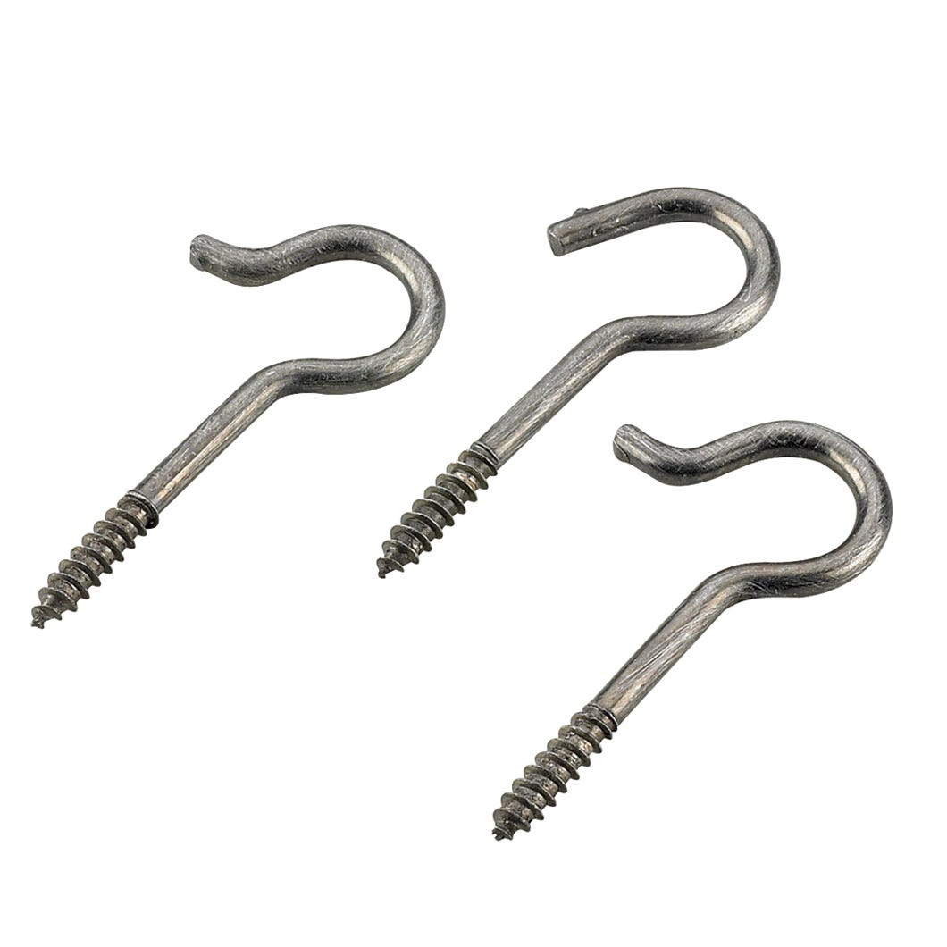 Ceiling Screw Hook, 2 1/2-in., Metal
