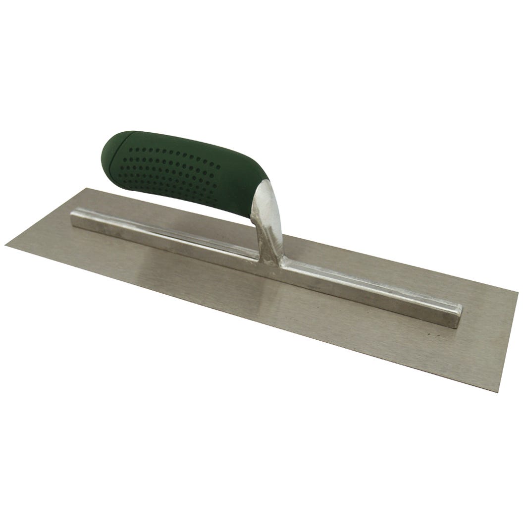 Cement trowel rubberrized handle