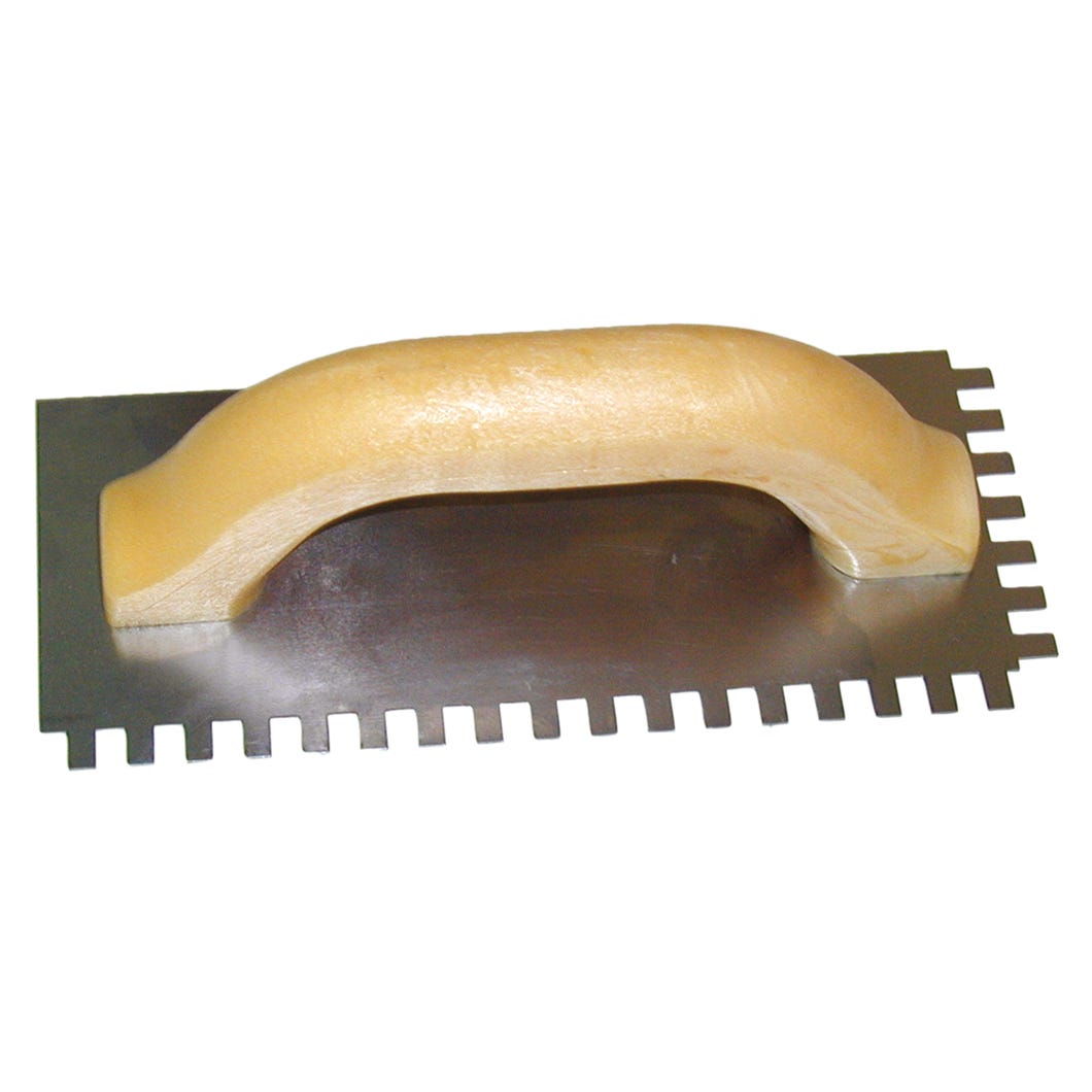 Ceramic trowel Square" notch"
