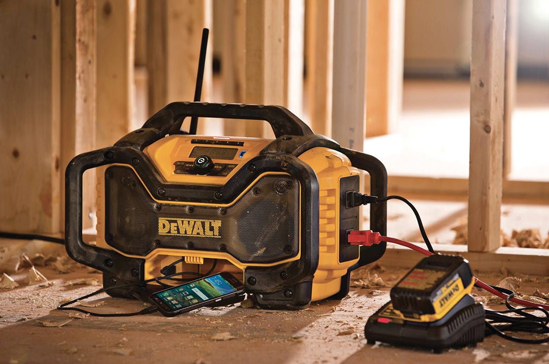 DEWALT Bluetooth radio charger